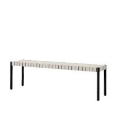 &Tradition Benches*Betty TK5 bench, . natural braided linen seat Black
