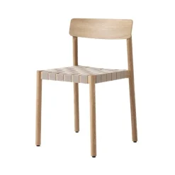 &Tradition Chairs*Betty TK1 Chair, Oak, natural braided linen band seat Beige