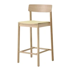 &Tradition Bar Stools*Betty TK14 Counter Chair 65 cm, Fuse 0421-laquered solid oak BeigeYellow