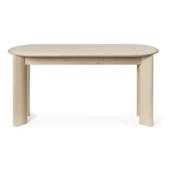 Ferm Living Benches*Bevel bench 90 cm, White-oiled beech Beige