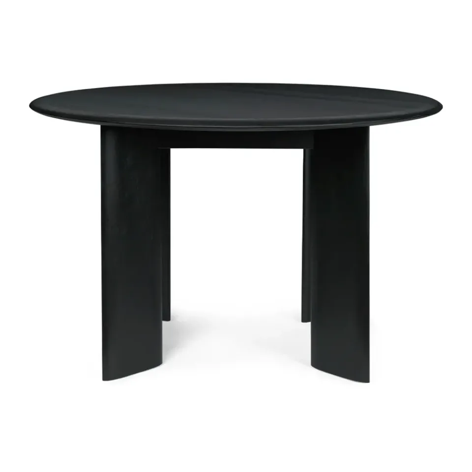 Ferm Living Dining Tables*Bevel dining table Ø117 cm, -oiled beech Black