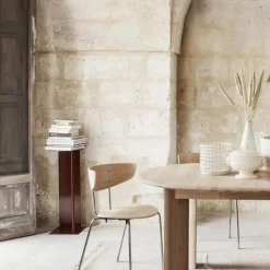 Ferm Living Dining Tables*Bevel Extendable dining table, White-oiled oak. incl. 2 extension leaf Beige