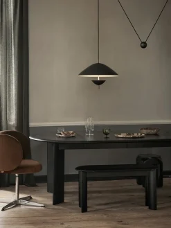 Ferm Living Dining Tables*Bevel Extendable dining table, -oiled beech, incl. 2 extension leaf Black