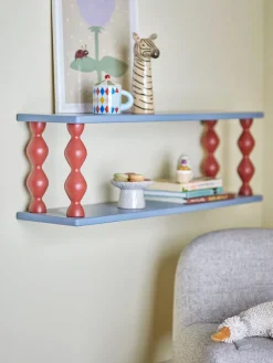 Bloomingville Shelves & Shelving Systems*Bibiola shelf 80x26 cm, Blue