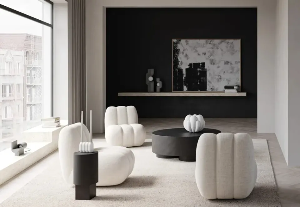 101 Copenhagen Coffee Tables*Big Foot coffee table big Ø110 cm, Coffee BrownBlack
