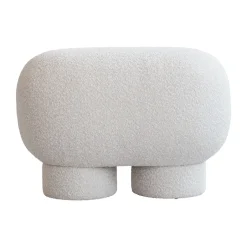 101 Copenhagen Benches*Big Foot petit bench 70x47 cm, Bouclé White
