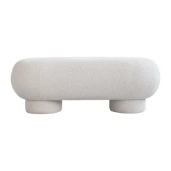 101 Copenhagen Benches*Big Foot petit bench 120x44 cm, Bouclé White
