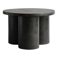 101 Copenhagen Side Tables*Big Foot side table low Ø65 cm, Coffee BrownBlack