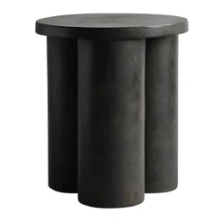 101 Copenhagen Side Tables*Big Foot side table tall Ø45 cm, Coffee BrownBlack