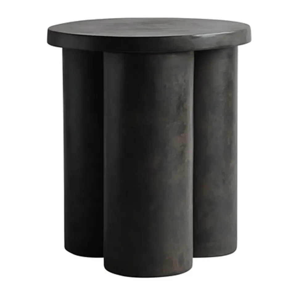 101 Copenhagen Side Tables*Big Foot side table tall Ø45 cm, Coffee BrownBlack