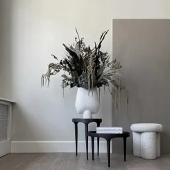 101 Copenhagen Stools*Big Foot stool sheep skin, Off- White