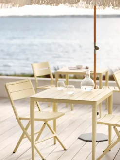 Brafab Table For Outdoor Use*Bigby dining table, Light , 76x76 cm Grey