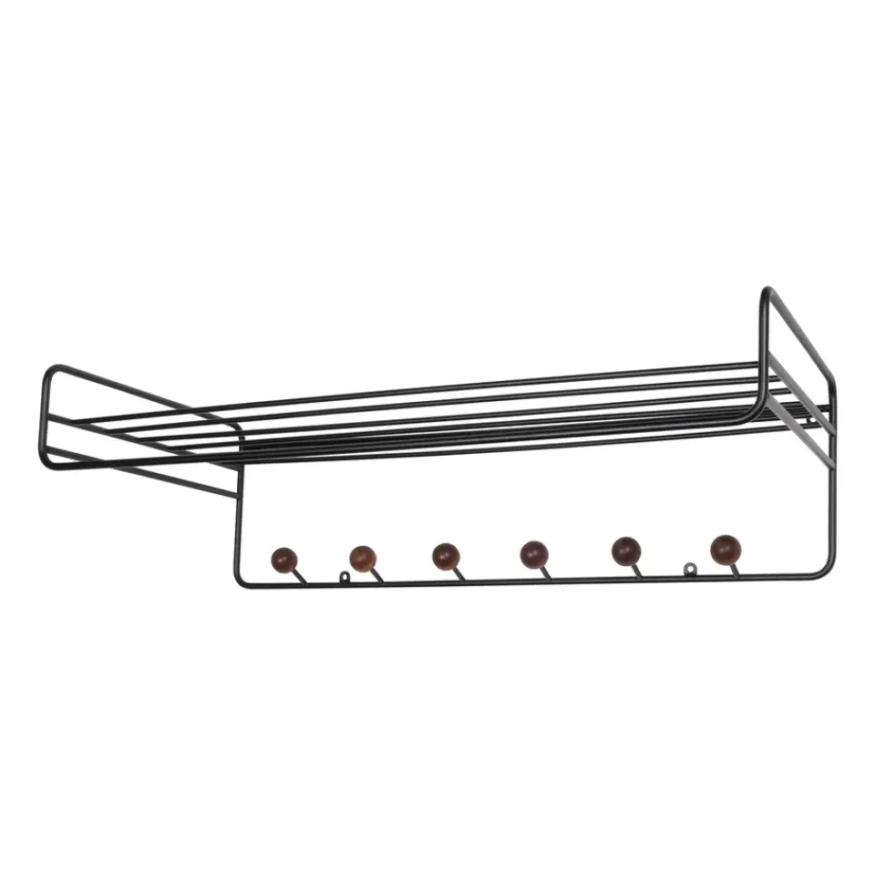 Maze Hat Rack & Hat Shelves*Bill Hat rack hat rack, Black-dark-brown BlackBrown