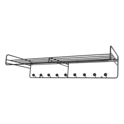 Maze Hat Rack & Hat Shelves*Bill Hat rack L hat rack, Black
