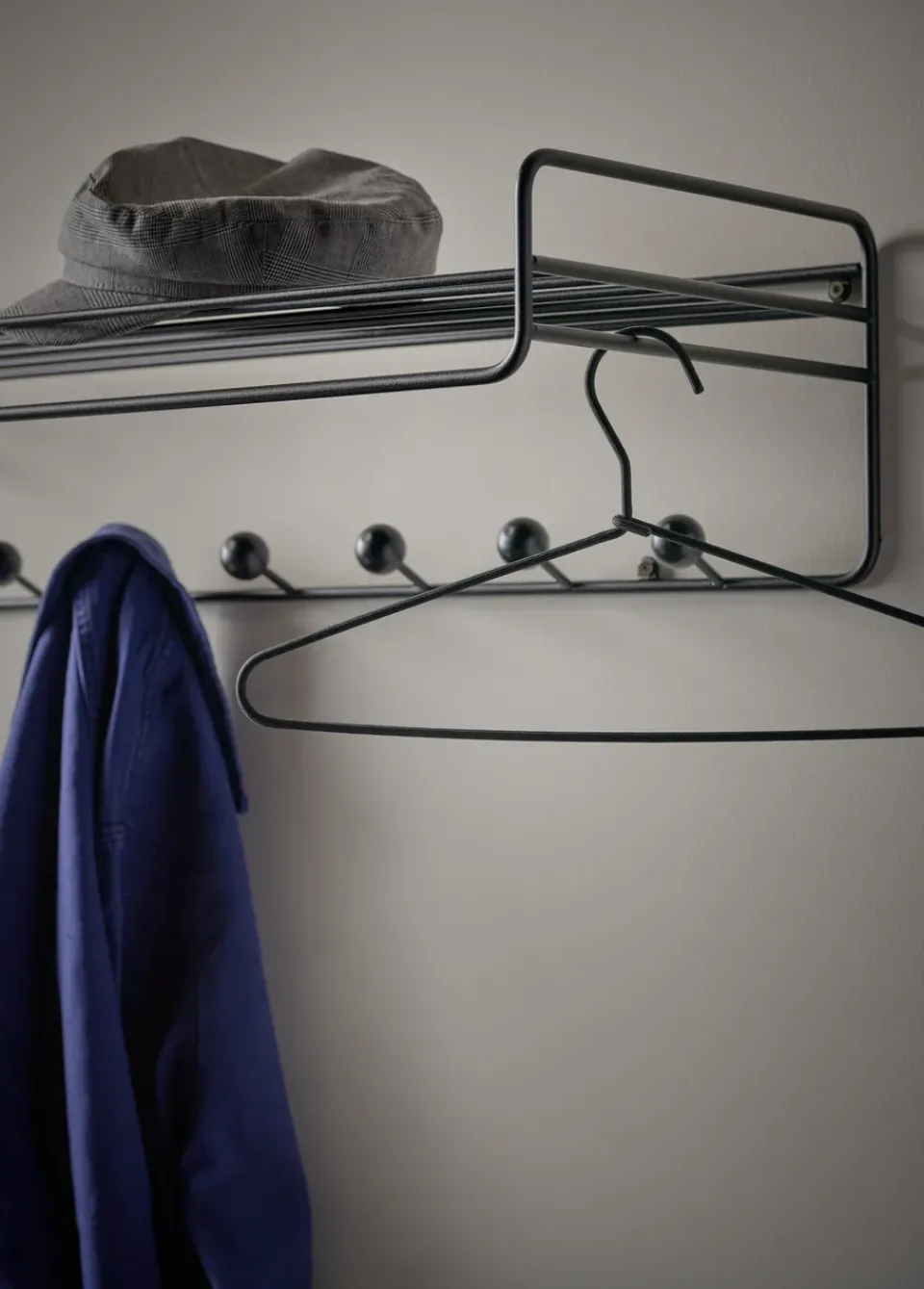 Maze Hat Rack & Hat Shelves*Bill Hat rack L hat rack, Black