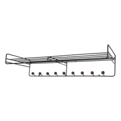 Maze Hat Rack & Hat Shelves*Bill Hat rack L hat rack, Black-dark-brown BlackBrown