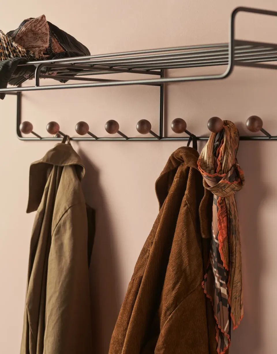 Maze Hat Rack & Hat Shelves*Bill Hat rack L hat rack, Black-dark-brown BlackBrown