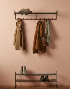 Maze Shoe Racks*Bill Shoe Shelf L, -dark brown Black