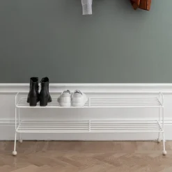 Maze Shoe Racks*Bill Shoe Shelf L Shoe shelf, White