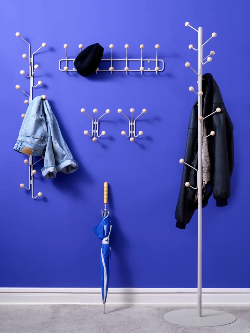 Maze Clothes Racks, Coat Stands & Hangers*Bill Vertical hanger, Greige Grey