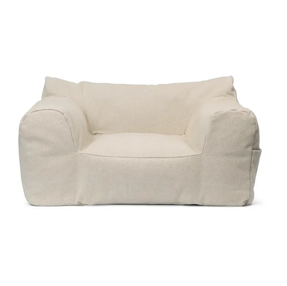 Ferm Living Children's Armchairs|Armchairs & Footstools*Billow bean bag armchair, Off- White