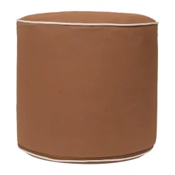 Ferm Living Sitting Poufs*Billow pouf, Tan, Ø40x34 cm Brown