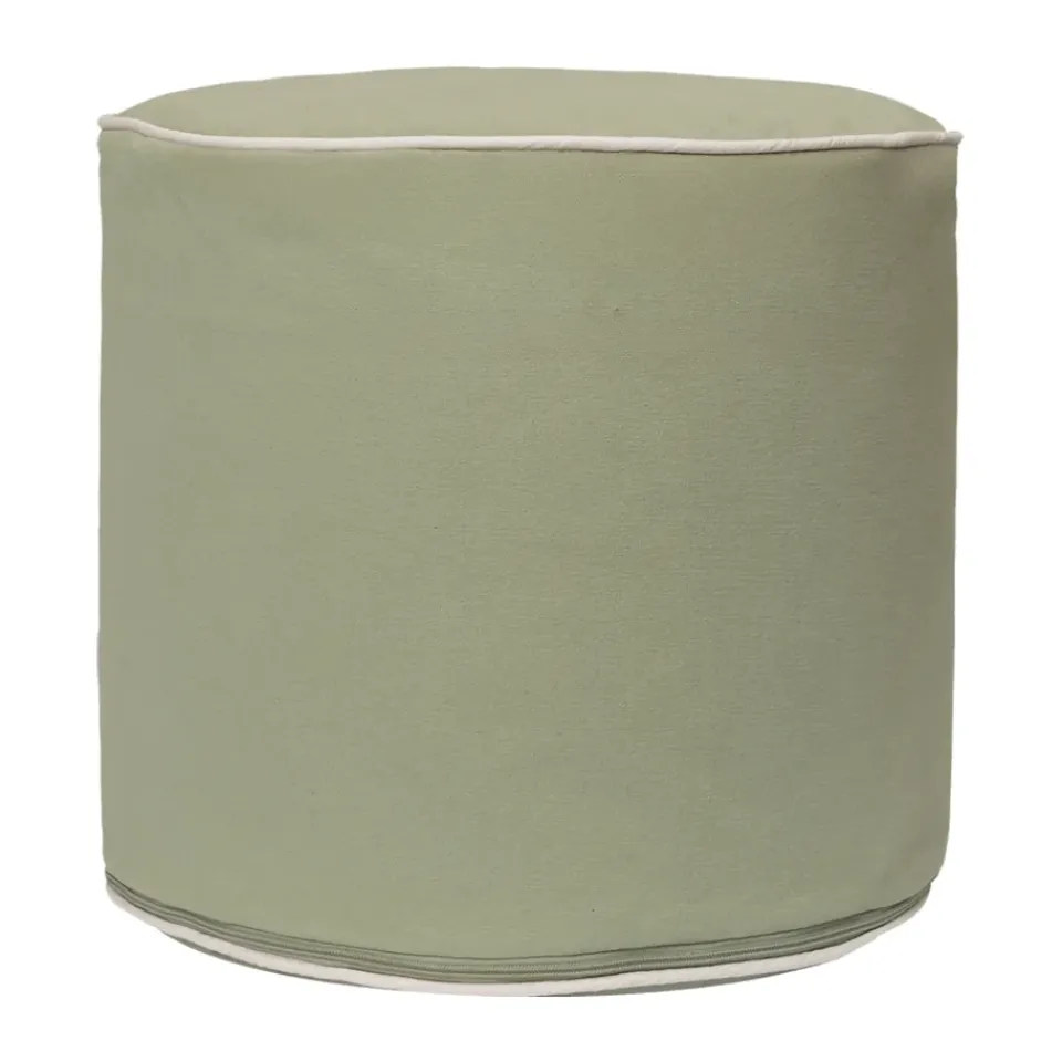 Ferm Living Sitting Poufs*Billow pouf, Tea , Ø40x34 cm Green