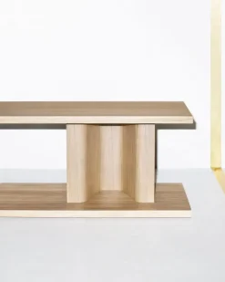 Massproductions Side Tables*BIT table, Oak Brown