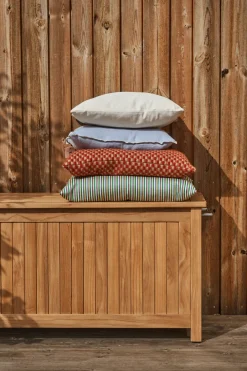 1898 Garden Details & Accessories*Bjärknäs cushion box with wheels L 180x85x75 cm, Teak Brown