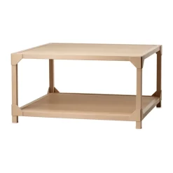 Gärsnäs Coffee Tables*Bleck coffee table 75x75 cm veneer, Beech-natural Beige