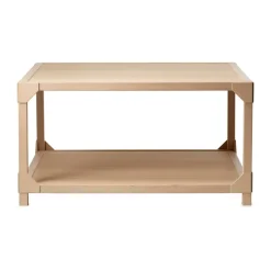 Gärsnäs Coffee Tables*Bleck coffee table 75x75 cm veneer, Beech-natural Beige