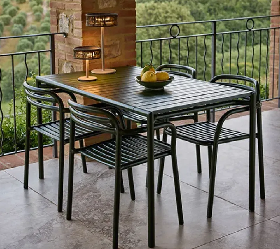 Cane-line Seating|Balcony Furniture*Bliss armchair, Dark Green
