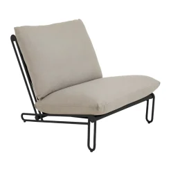 Brafab Outdoor Lounge Furniture*Blixt lounge chair, Black-clay Beige