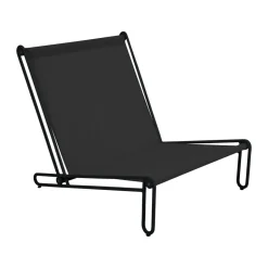 Brafab Outdoor Lounge Furniture*Blixt lounge chair, Black-clay Beige