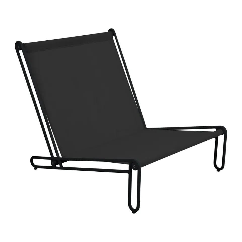 Brafab Outdoor Lounge Furniture*Blixt lounge chair, Black-clay Beige