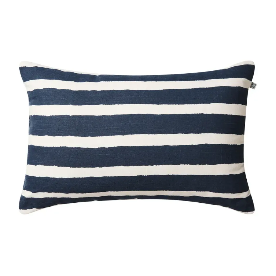 Chhatwal & Jonsson Garden Details & Accessories*Block Stripe outdoor cushion 40x60 cm, -off white Blue