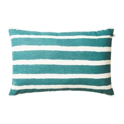 Chhatwal & Jonsson Garden Details & Accessories*Block Stripe outdoor cushion 40x60 cm, Heaven -off white Blue