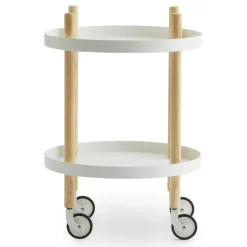 Normann Copenhagen Serving Trolleys*Block table Ø45 cm, White