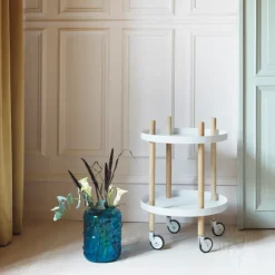 Normann Copenhagen Serving Trolleys*Block table Ø45 cm, White