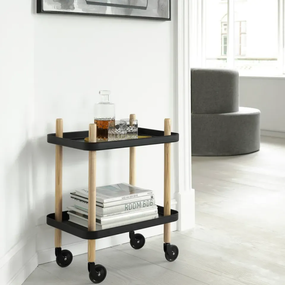 Normann Copenhagen Serving Trolleys*Block table, Black