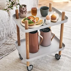 Normann Copenhagen Serving Trolleys*Block table, light Grey
