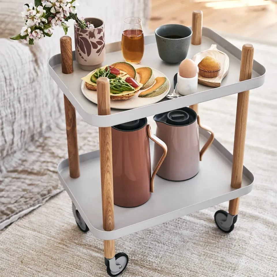 Normann Copenhagen Serving Trolleys*Block table, light Grey