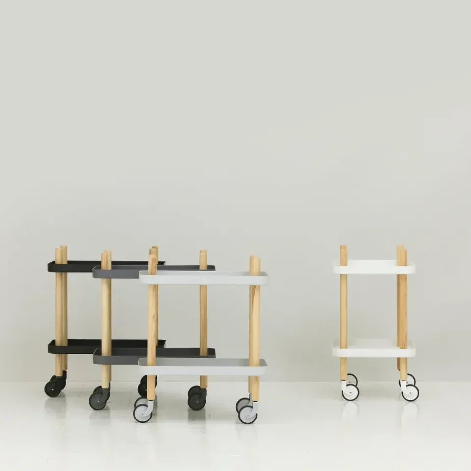Normann Copenhagen Serving Trolleys*Block table, light Grey