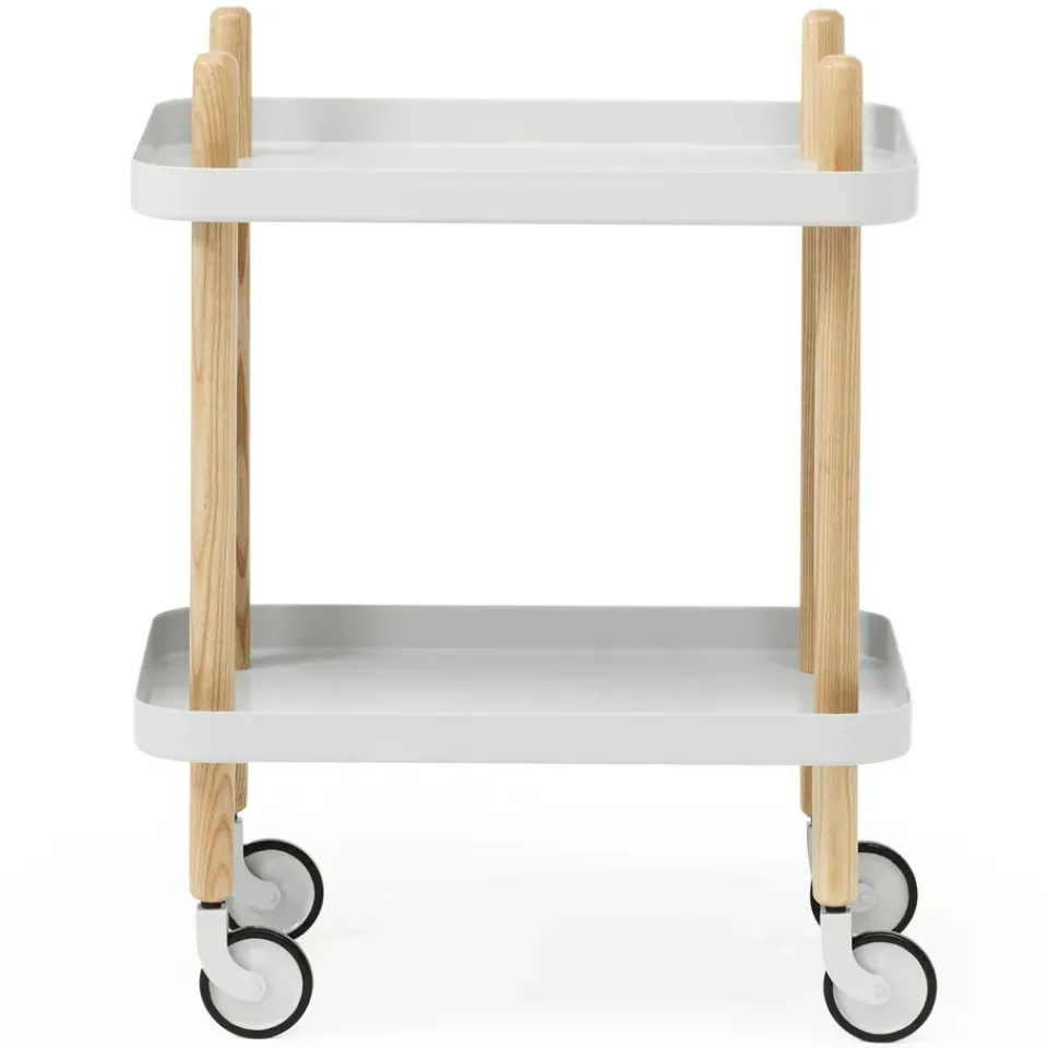 Normann Copenhagen Serving Trolleys*Block table, light Grey
