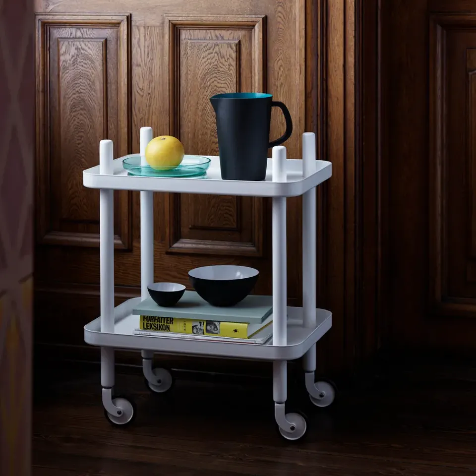 Normann Copenhagen Serving Trolleys*Block table, - White