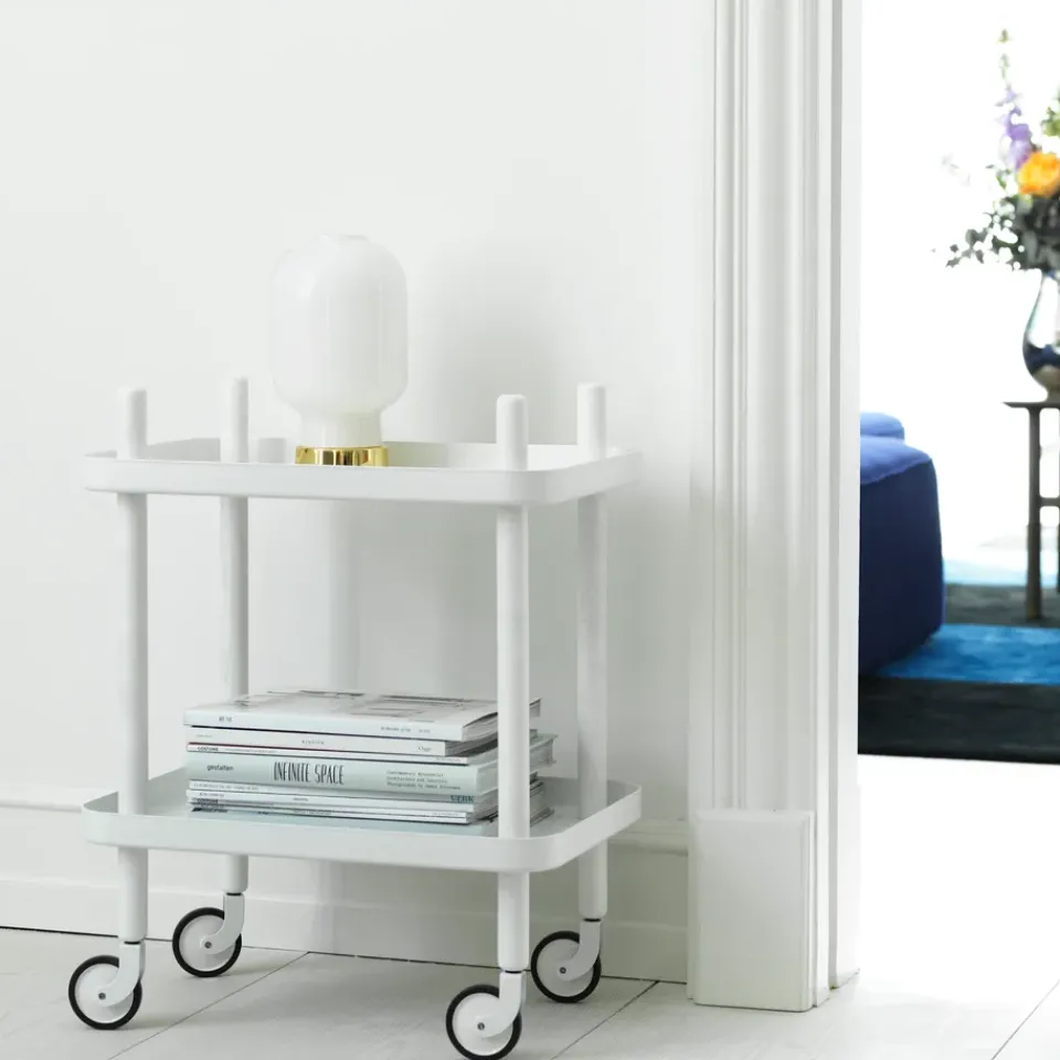 Normann Copenhagen Serving Trolleys*Block table, - White