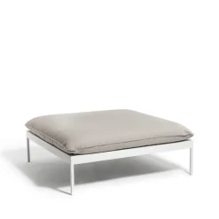 Skargaarden Seating*Bönan foot stool, Light -light aluminium Grey