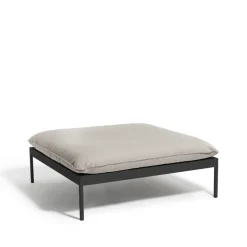 Skargaarden Seating*Bönan foot stool, Light -dark aluminium Grey
