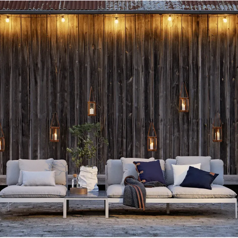 Skargaarden Garden Sofas & Garden Benches|Outdoor Lounge Furniture*Bönan modular sofa, Fiord 551 , 1-seat, d. grey aluminium frame Beige
