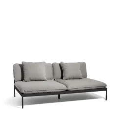 Skargaarden Garden Sofas & Garden Benches|Outdoor Lounge Furniture*Bönan modular sofa, Fiord 551 , 2-seat, d. grey aluminium frame Beige